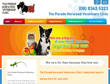 Tablet Screenshot of paradevet.com